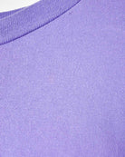 Purple Blank Single Stitch T-Shirt - Small