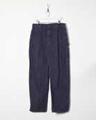 Navy Carhartt Carpenter Jeans - W34
