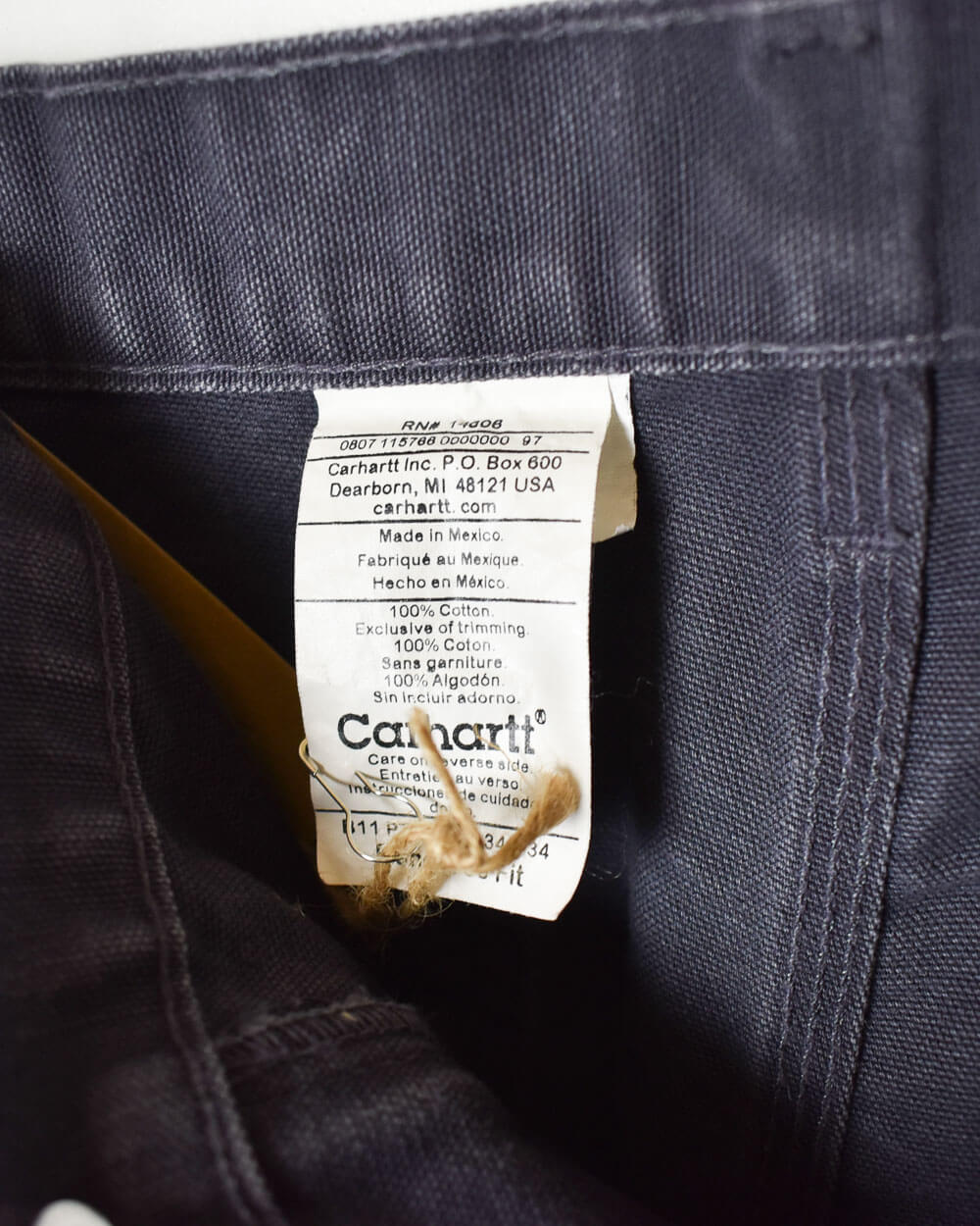Navy Carhartt Carpenter Jeans - W34
