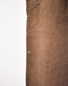 Brown Carhartt Double Knee Carpenter Jeans - W36