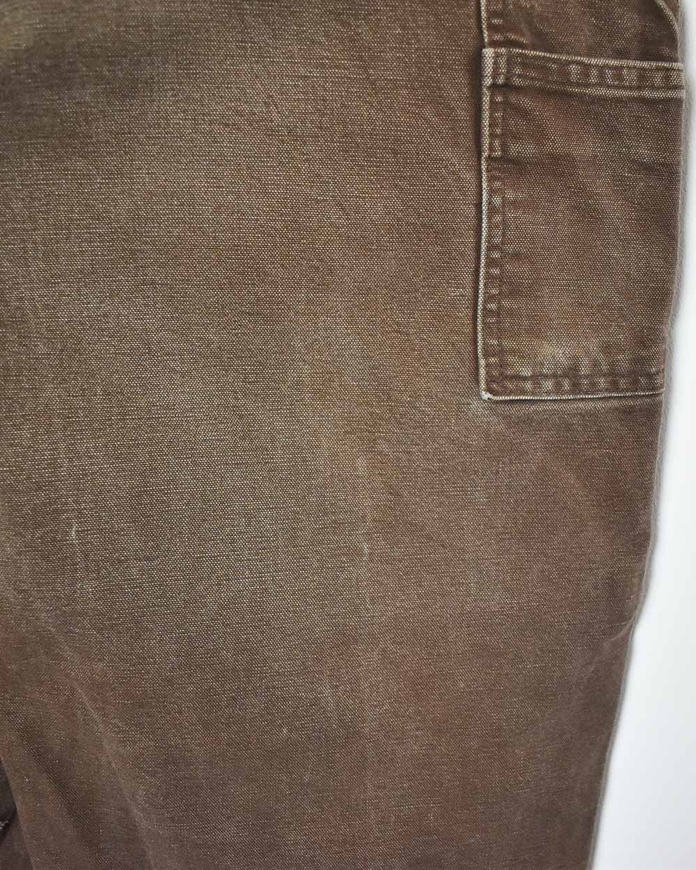 Brown Carhartt Double Knee Carpenter Jeans - W36