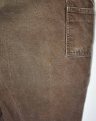 Brown Carhartt Double Knee Carpenter Jeans - W36