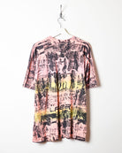 Pink L.A Gear All Over Print Single Stitch T-Shirt - Large