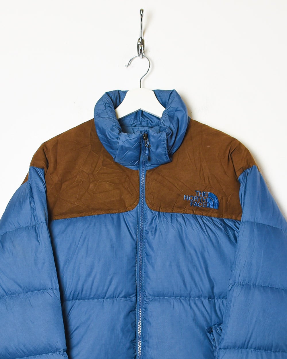 Blue The North Face Nuptse 700 Down Puffer Jacket - Large