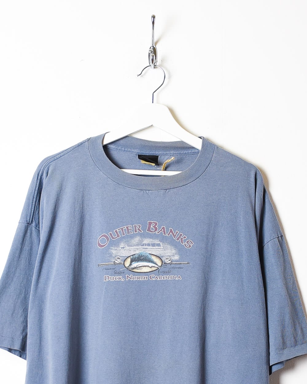 Blue Outer Banks Duck North Carolina T-Shirt - XX-Large