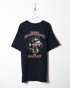 Black Harley Davidson Eagle T-Shirt - XX-Large