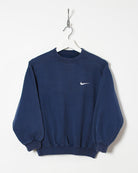 Navy Nike Women's Sweatshirt - Small 