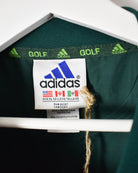 Green Adidas Golf Pullover Jacket - XX-Large