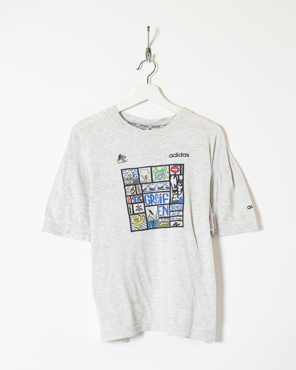 Stone Adidas Grief T-Shirt - Medium