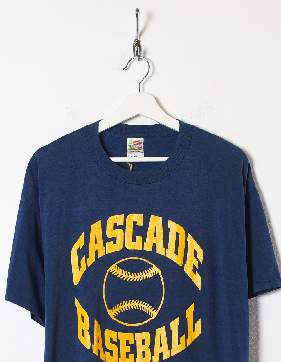 Navy Cascade Baseball T-Shirt - X-Large