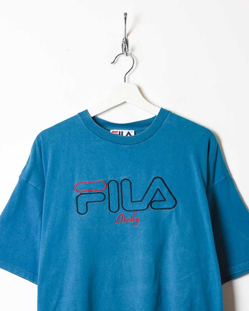 Blue Fila Italy T-Shirt - Large