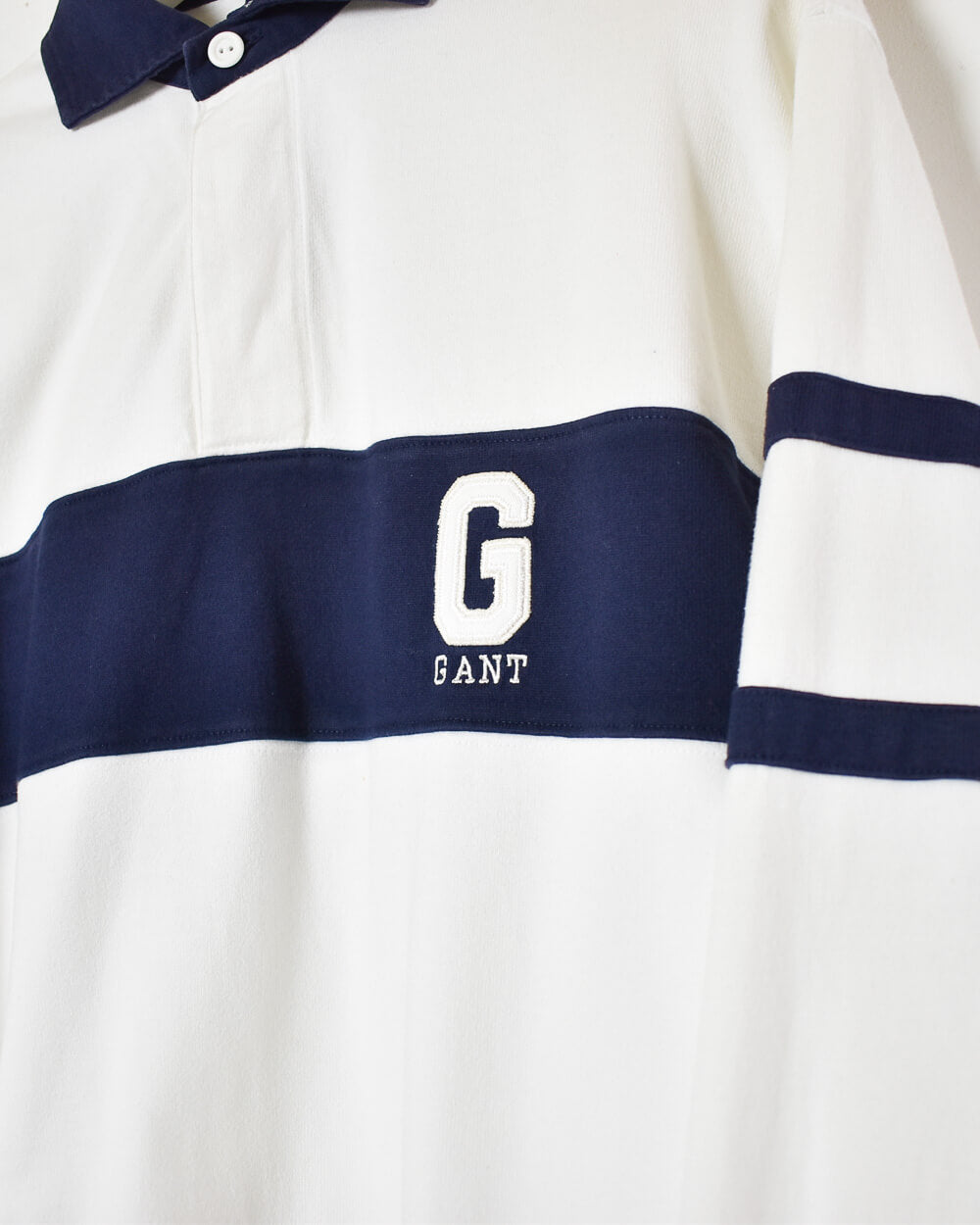 White Gant Rugby Shirt - Large