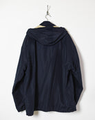 Black Kappa Reversible Fleece Lined Windbreaker Jacket - XX-Large