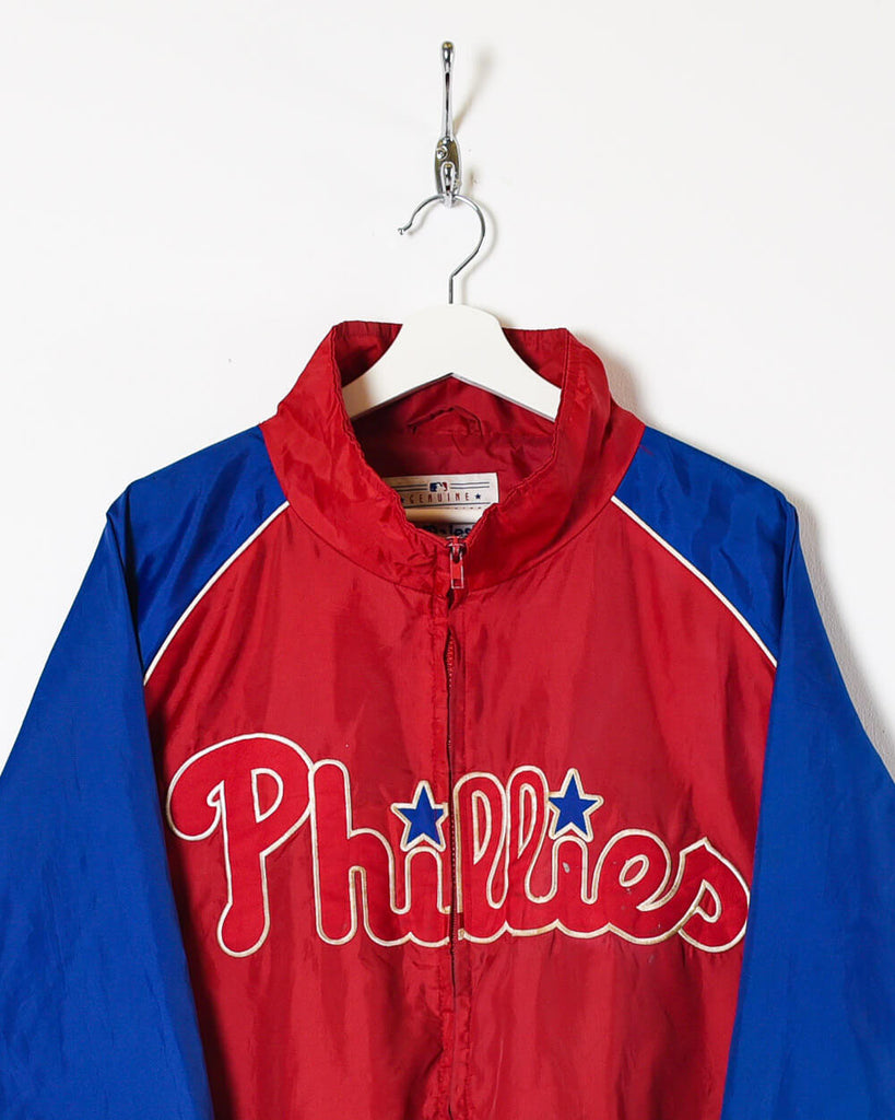 Vintage Philadelphia Phillies Windbreaker Full Zip Jacket MLB 