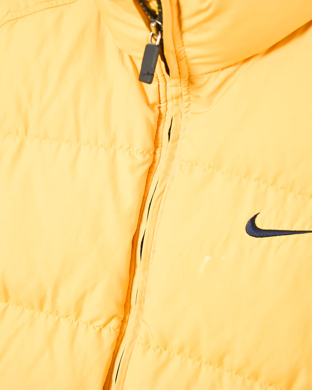 Yellow Nike Puffer Jacket - Small