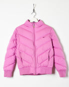 Pink Nike Women's Puffer Jacket - X-Small 