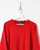 Red Ralph Lauren Sweatshirt - X-Large