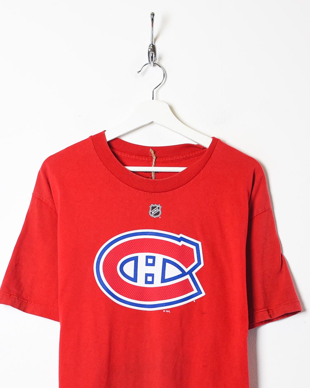Red Reebok NHL Montreal Canadiens T-Shirt - Large