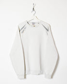 White Reebok Sweatshirt - Large