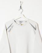 White Reebok Sweatshirt - Large