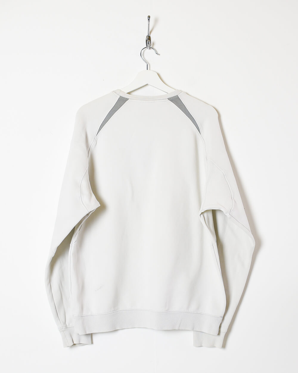 White Reebok Sweatshirt - Large