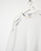 White Reebok Sweatshirt - Large