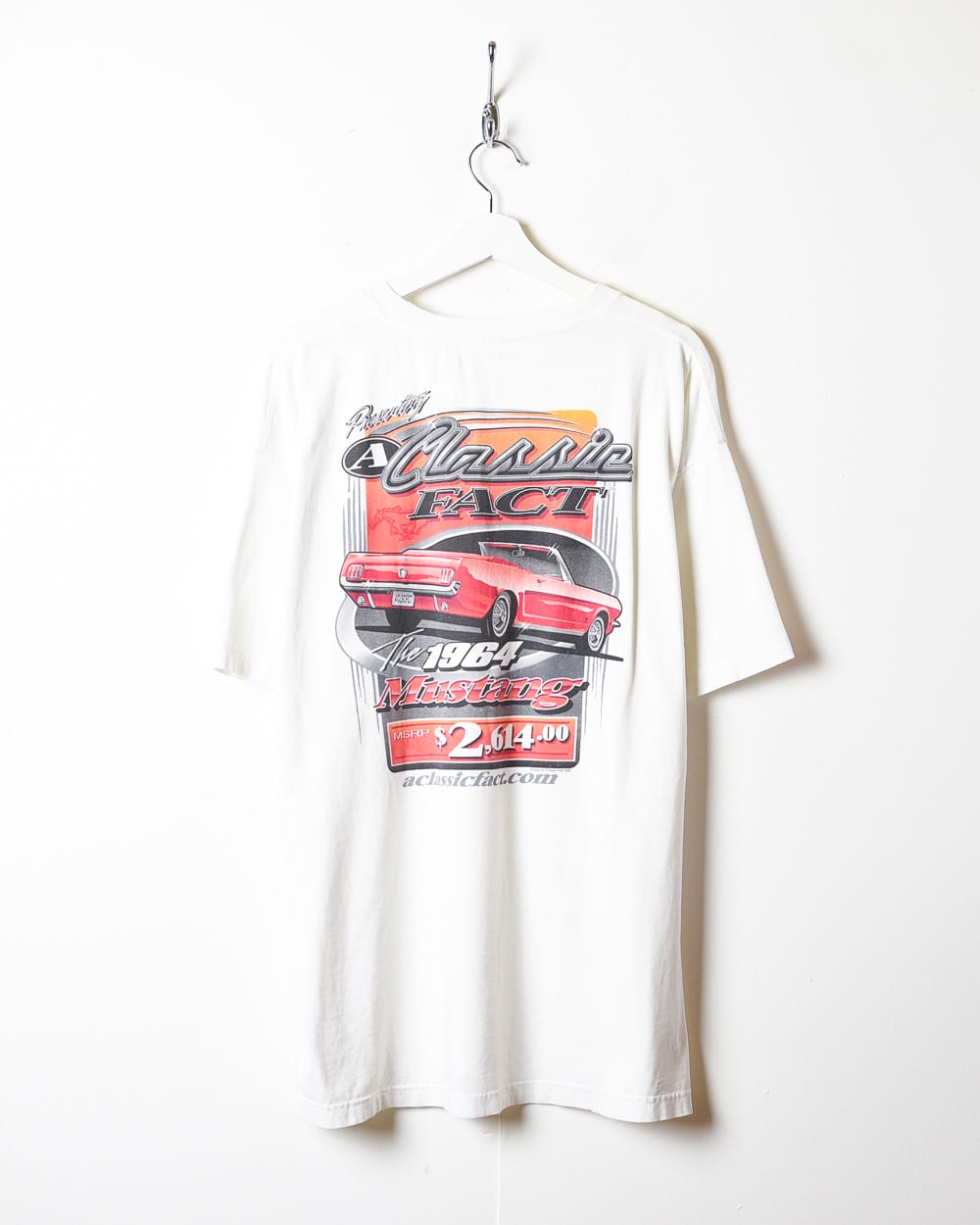 White A Classic Fact The 1964 Mustang T-Shirt - X-Large
