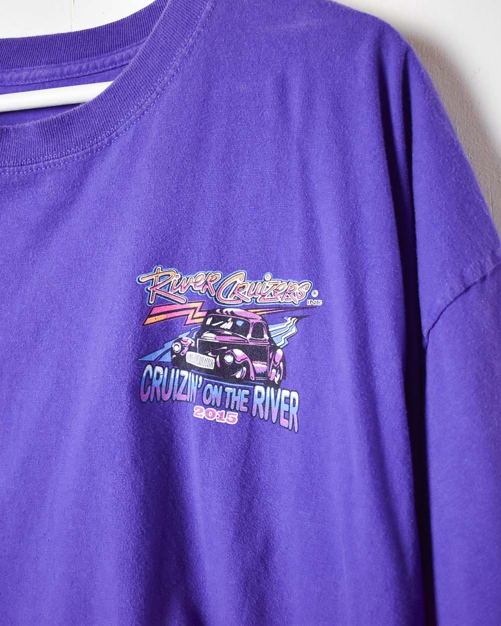 Purple River Cruisers Cruzan' On The River T-Shirt - XX-Large