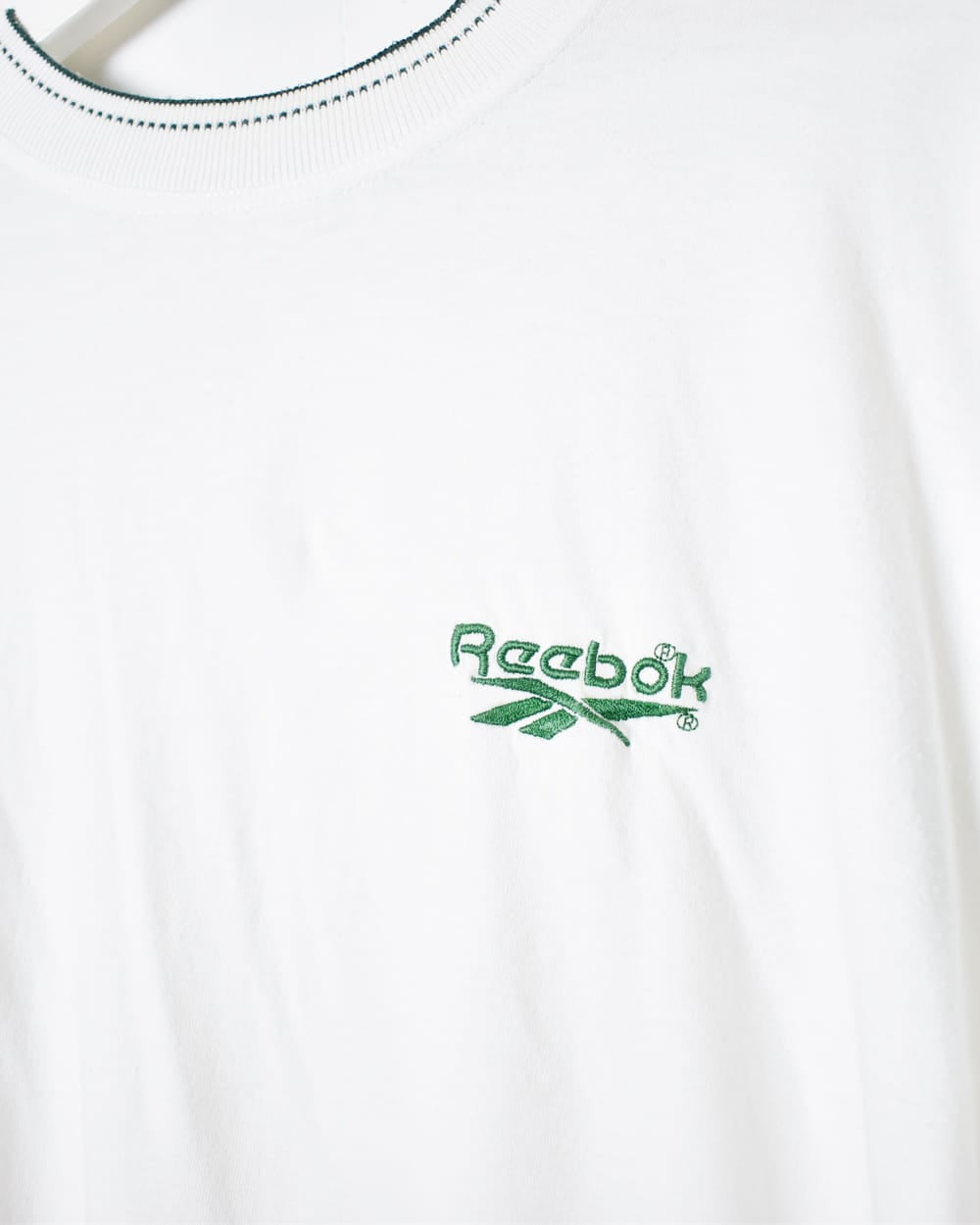 White Reebok T-Shirt - Large