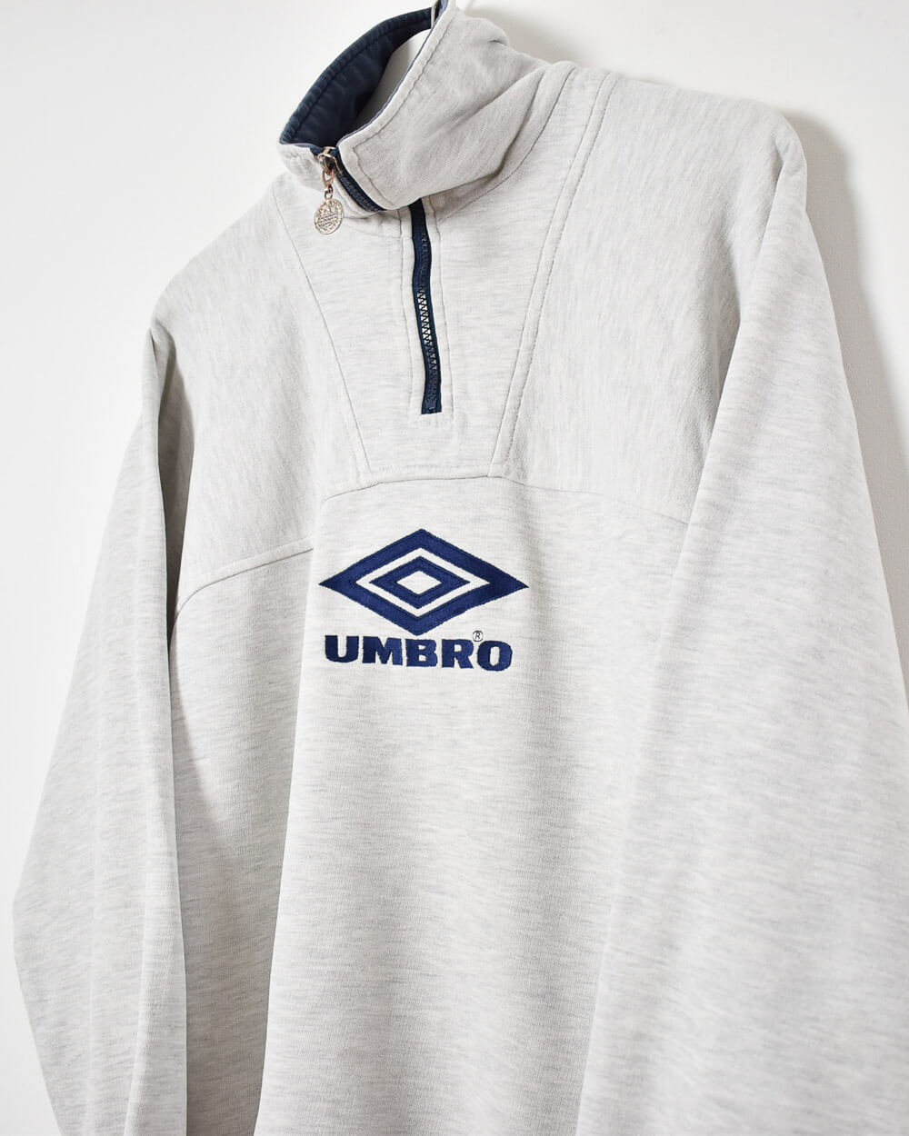 Stone Umbro 1/4 Zip Full Tracksuit - Medium