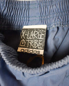 Navy Adidas Tribe Graphic Shorts - X-Large