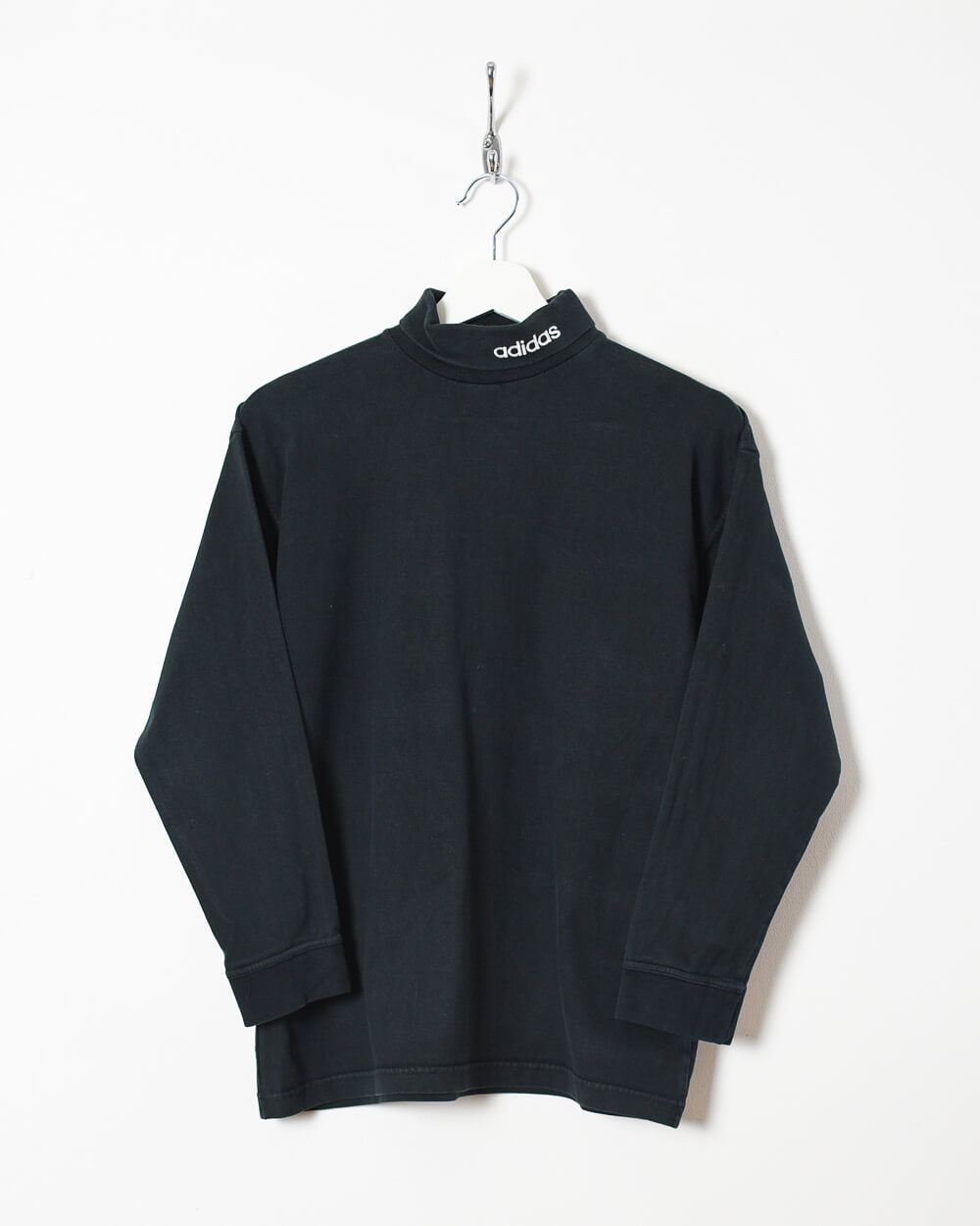 Black Adidas Turtle Neck Sweatshirt - Small