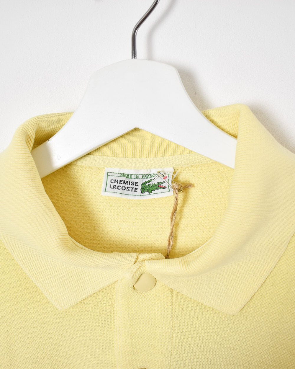 Yellow Chemise Lacoste Sweatshirt - Medium