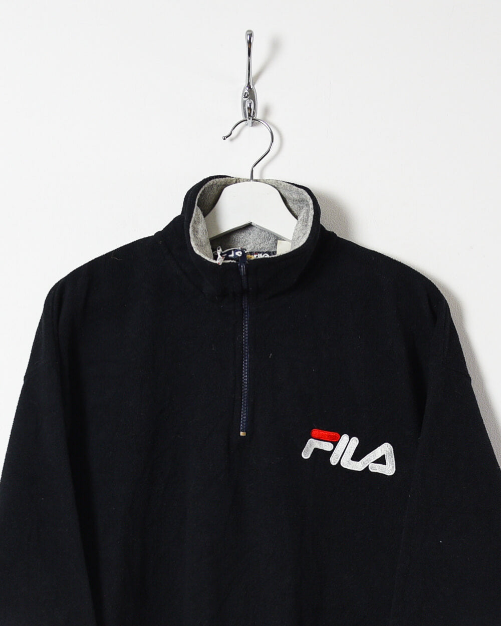 Black Fila 1/4 Zip Fleece - Large