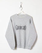 Stone Giorgio Local Boys Trademark Jeans Sweatshirt - Medium