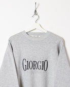 Stone Giorgio Local Boys Trademark Jeans Sweatshirt - Medium