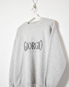 Stone Giorgio Local Boys Trademark Jeans Sweatshirt - Medium