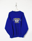 Blue Kiwanis International Sweatshirt - Large