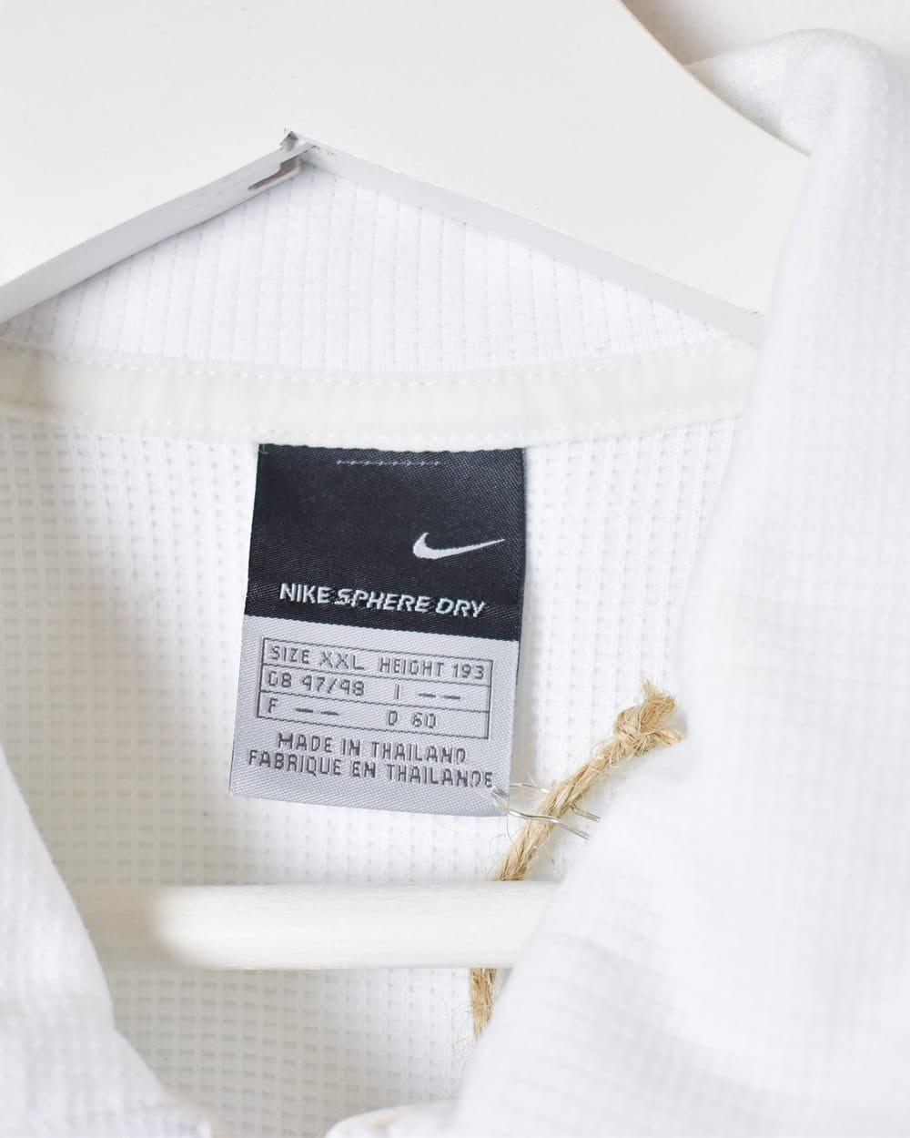 White Nike Challenge Court 1/4 Zip Polo Shirt - XX-Large