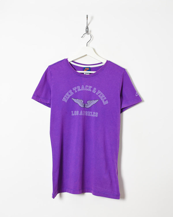 Purple Nike 70s Track & Field Los Angeles T-Shirt - Large women's