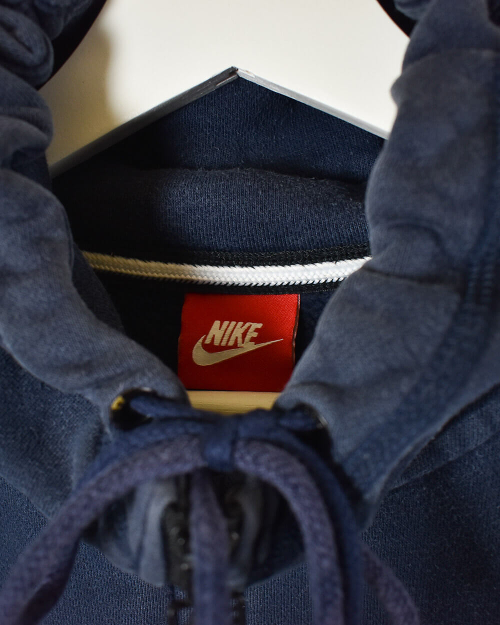 Navy Nike Zip-Through Hoodie - Medium
