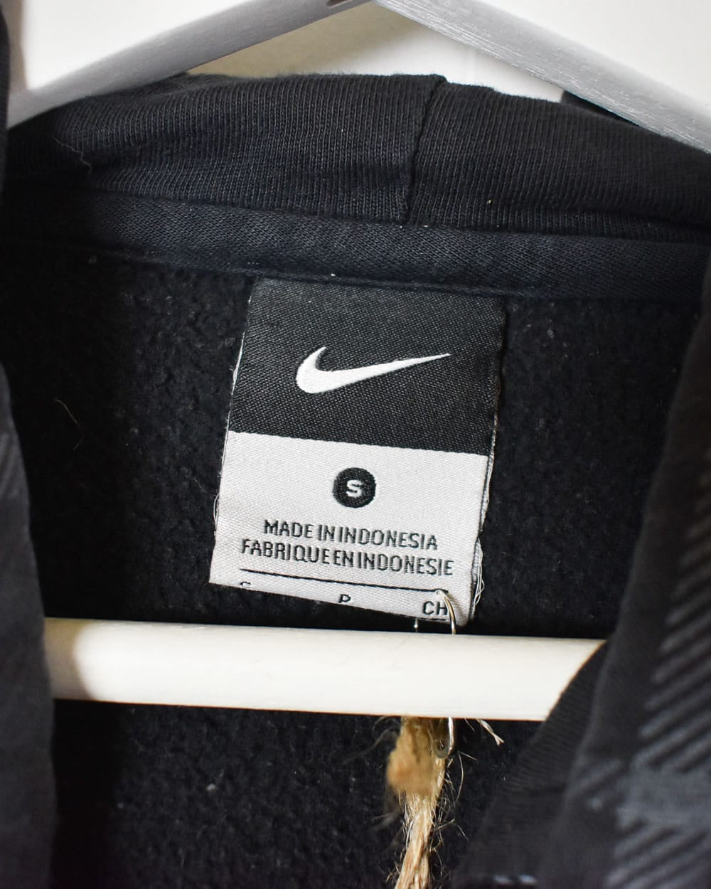 Black Nike Zip-Through Hoodie - Small