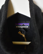 Black Patagonia Women's Zip-Through Fleece Bodywarmer - Medium