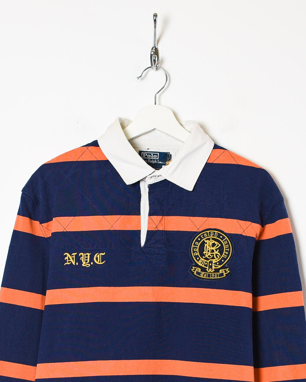 Navy Polo Ralph Lauren Rugby Shirt - X-Large