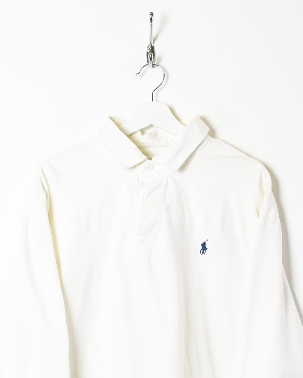 White Polo Ralph Lauren Rugby Shirt - XX-Large