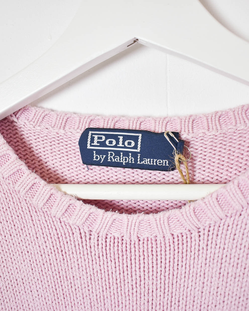 Pink Ralph Lauren Knitted Sweatshirt - Medium