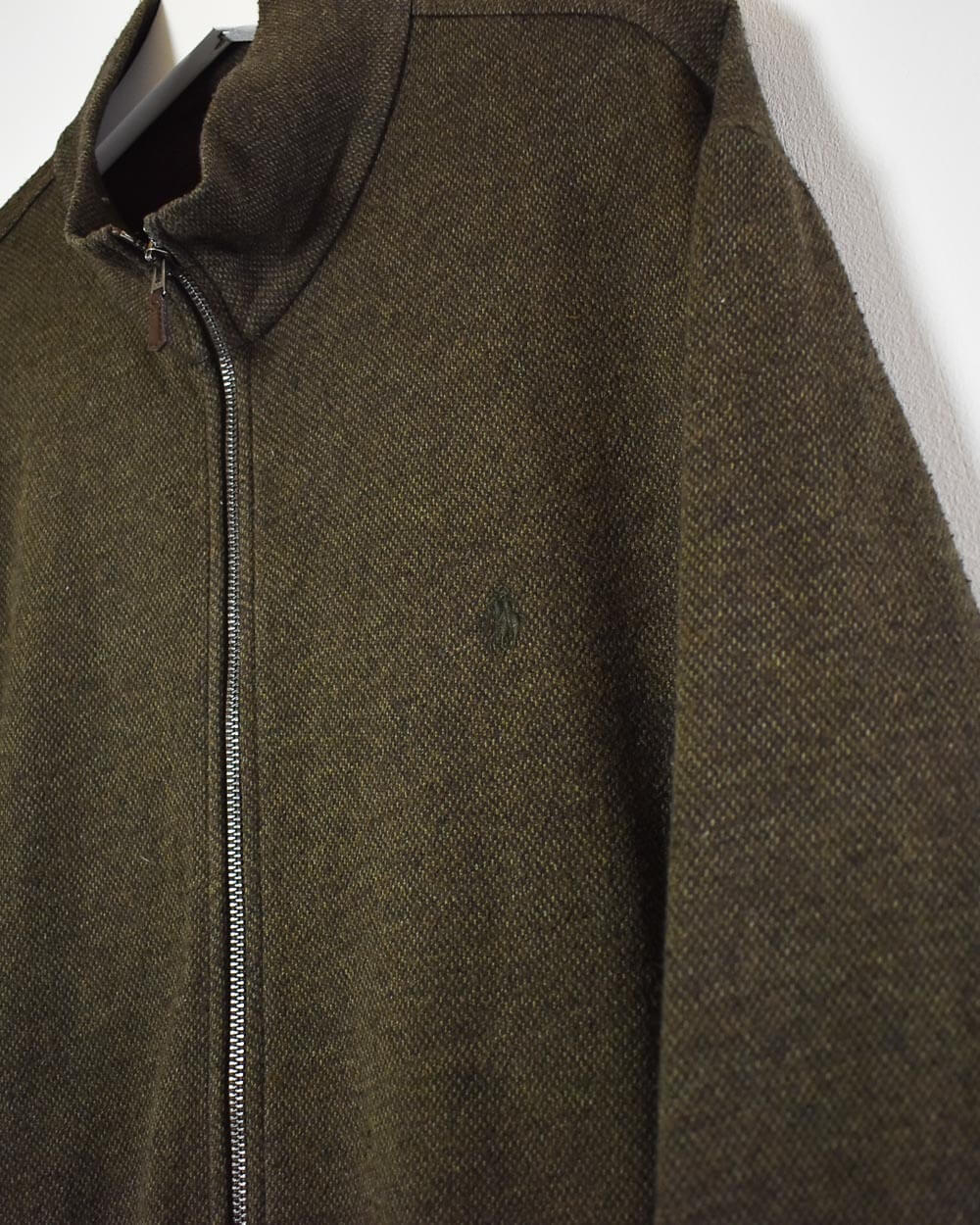 Brown Ralph Lauren Zip-Through Sweatshirt - X-Large