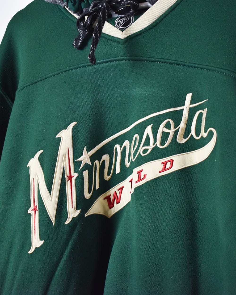 Green Reebok NHL Minnesota Wild Hoodie - XX-Large