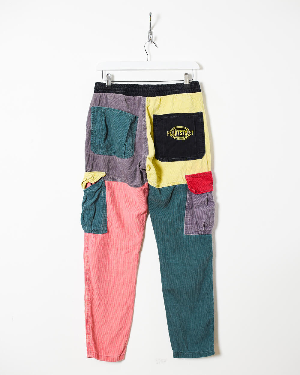Pink Stussy Patched Corduroy Jeans - W30 L29