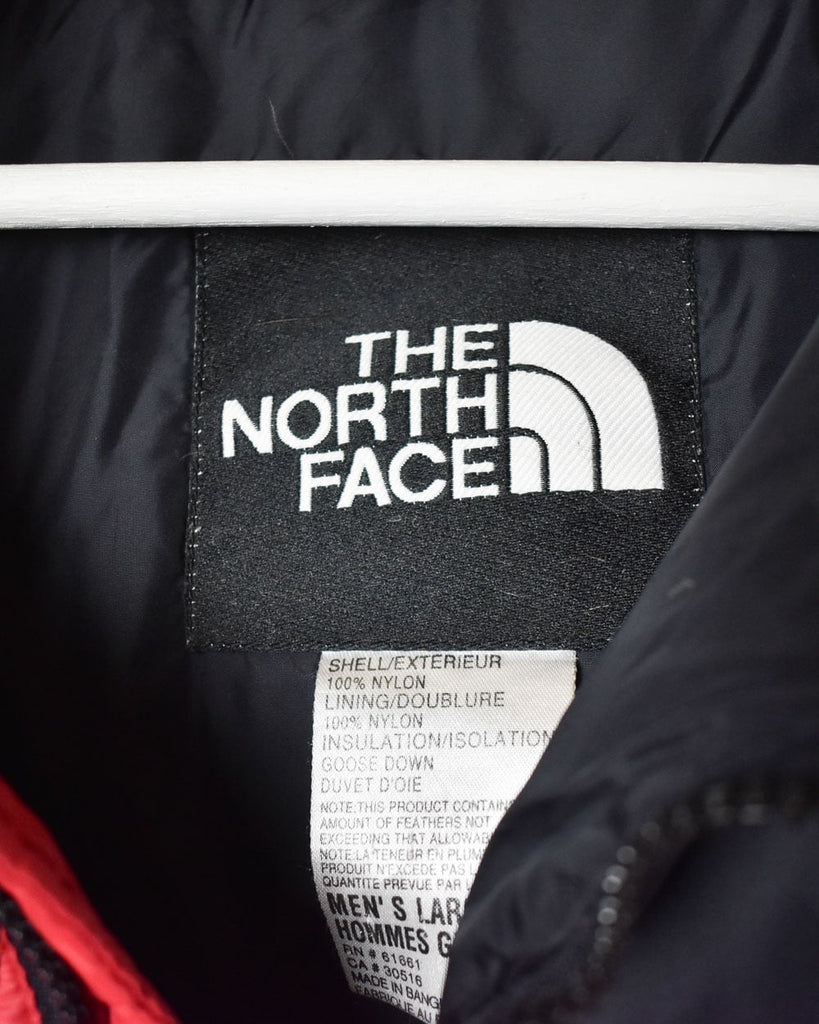Vintage 90s Red The North Face Nuptse 700 Down Puffer Jacket - Large ...